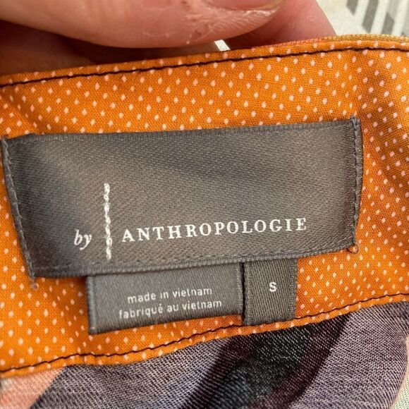 Anthropologie NWOT fabulous chevron print dress w/cut out elastic back & pockets - Picture 13 of 15